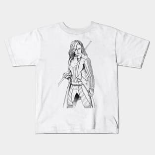 White Canary - Caity Lotz Kids T-Shirt